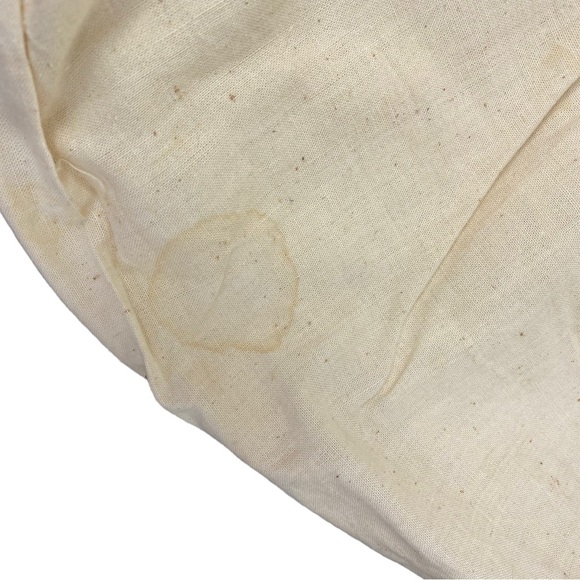 Vintage Boho Aztec Pattern Jute Woven Rope Tote with Leather Straps - Picture 10 of 10